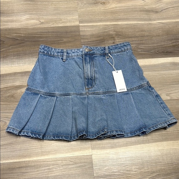 🏴 Ardenes Denim Blue Skirt size 5 NWT - Picture 1 of 7